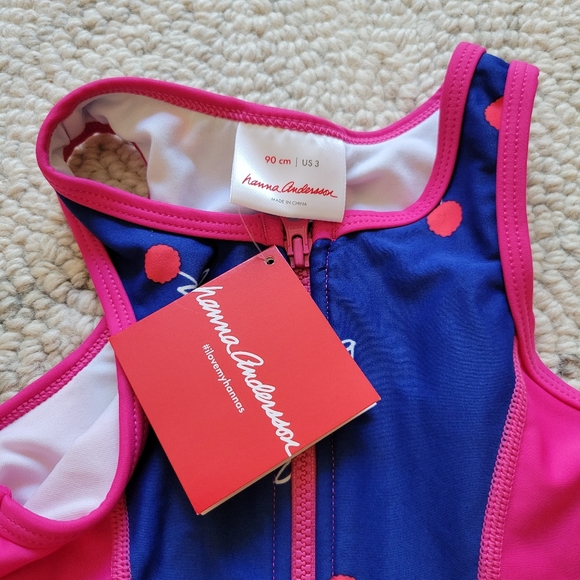 NWT Hanna Andersson Swim Top - Picture 3 of 3